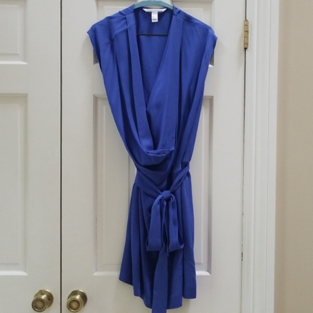 DVF Silk Dress with Belt